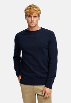 Kronstadt Po29417 larson crew neck knit ks35001 sky captain Blauw - M