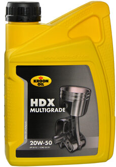 Kroon Oil Motorolie 00201 HDX 20W-50 - 1 Liter