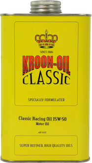 Kroon Oil Motorolie 34539 Classic Racing 15W-50 - 1 Liter