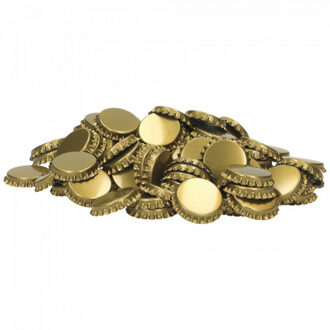 Kroonkurken 29 mm goud - geprofileerde inlage - 1.000 st.