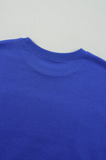 Kroundeck Lange Mouwen Trui - maat XL Middelblauw