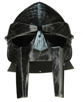 Kruger Gladiator ridder soldaten helm zwart voor volwassenen