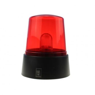 Kruger Ledlamp rood zwaailicht 11 cm