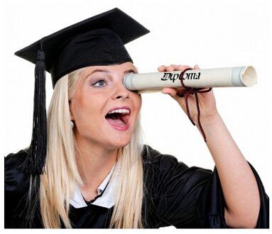 Kruger Luxe afstudeer geslaagd hoedjes - zwart - 28 x 28 cm - volwassenen