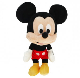 Kruger Muizen speelgoed artikelen Disney Mickey Mouse knuffelbeest zwart 50 cm Multi