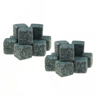 Kruger Whiskey ijsblokjes - stenen - 18x stuks - 2,5 cm