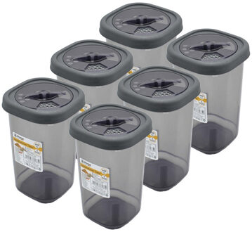 Kruidenstrooier 350ml - 6x - Met 3 standen - Handige kruidenhouder / voorraadpot