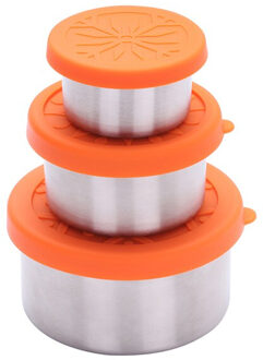 Kruiderij Containers Met Siliconen Deksels Rvs Lunch Bento Container Spice Saus Moer Ketchup Opbergdoos