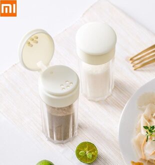 Kruidkruik Met gaten Zout MSG kruiden doos Keuken jar Thuis transparantie Verspreiden fles Keuken bottelen 2stk