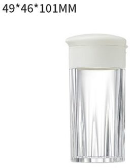 Kruidkruik Met gaten Zout MSG kruiden doos Keuken jar Thuis transparantie Verspreiden fles Keuken bottelen wit