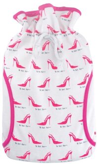 Kruik wit met roze hoge hakken print 2 liter