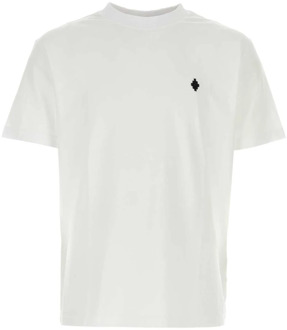 Kruis Katoenen T-Shirt Marcelo Burlon , White , Heren - 2Xl,Xl,L,M,S