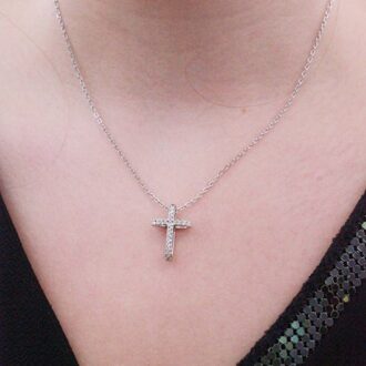 Kruishangers - Zilver en Kristal