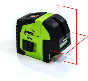 Kruislijnlaser LX22 - rode laser - 012-LX22 012-LX22