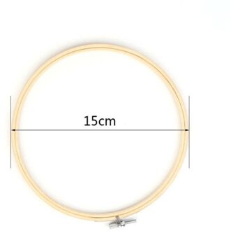 Kruissteek Bamboe Stretch 1 Stuk Diy Accessoires 13Cm ~ 40Cm Naaien Borduurwerk Cirkel Houten Frame Hoepel Handwerk 15cm