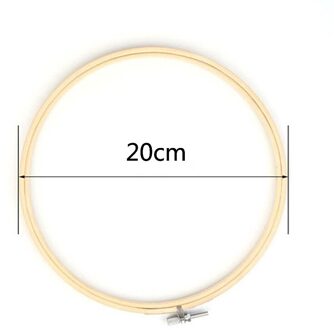 Kruissteek Bamboe Stretch 1 Stuk Diy Accessoires 13Cm ~ 40Cm Naaien Borduurwerk Cirkel Houten Frame Hoepel Handwerk 20cm