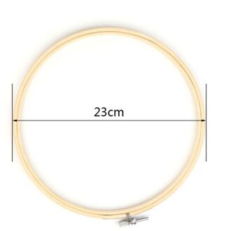 Kruissteek Bamboe Stretch 1 Stuk Diy Accessoires 13Cm ~ 40Cm Naaien Borduurwerk Cirkel Houten Frame Hoepel Handwerk 23cm