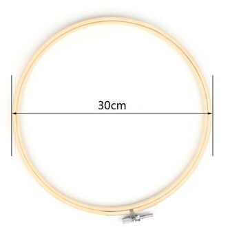 Kruissteek Bamboe Stretch 1 Stuk Diy Accessoires 13Cm ~ 40Cm Naaien Borduurwerk Cirkel Houten Frame Hoepel Handwerk 30cm