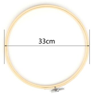 Kruissteek Bamboe Stretch 1 Stuk Diy Accessoires 13Cm ~ 40Cm Naaien Borduurwerk Cirkel Houten Frame Hoepel Handwerk 33cm