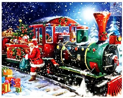 Kruissteek Met Diy 5D Diamant Borduurwerk Schilderij Kerst Voor Home Decor Craft