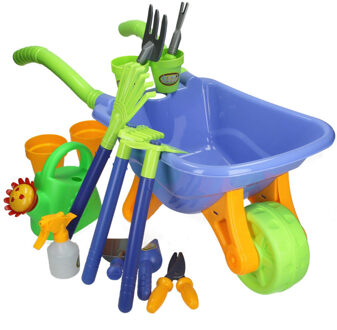 Kruiwagen met tuingereedschap