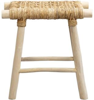 Kruk Citra - Naturel - 44x30x45 Cm - Hout - Beige