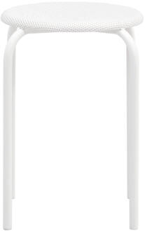 Kruk Lot - 45xØ29,5 Cm - Metaal - Wit - 29.5x29.5x45 Cm