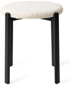 Kruk 'Obu' Bouclé, kleur Icing on the Cake