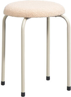 Krukje Coria - 48xØ31 Cm - Staal - Roze - 30x30x48 Cm