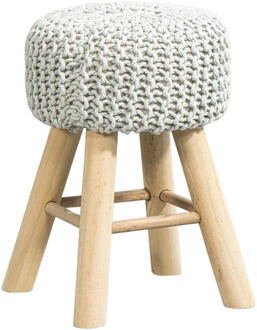 Krukje Menorca - 41xØ38 Cm - Hout - Groen - 28x28x41 Cm