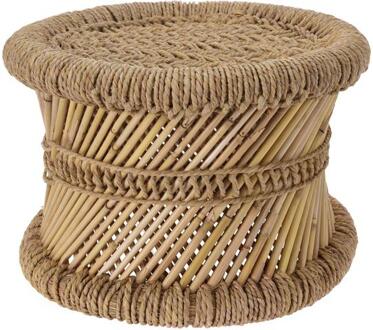 Krukje tafeltje rotan 32x22cm