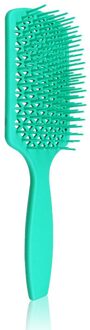 Krullend Haar Kam Hoofdhuid Massage Hollow-Out Grid Haarverzorging Borstel Plastic Haargroei Kappers Douche Borstel Glad Haar kam groen