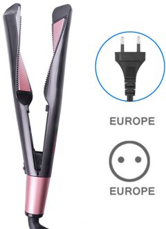 Krultang Haar Wave Wand Professionele 2 In 1 Hair Iron Straightening & Krultang Haarkrulspelden Keramische Looper EU geen doos