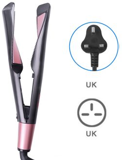 Krultang Haar Wave Wand Professionele 2 In 1 Hair Iron Straightening & Krultang Haarkrulspelden Keramische Looper UK geen doos