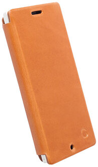 Krusell Kiruna flipcase Lumia 830 Camel Telefoonhoesje