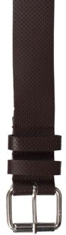 Kruze Heren Bruin Leren Riem - M