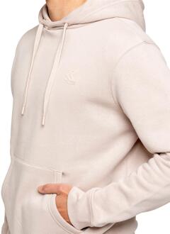 Kruze | Heren fleece hoodie Beige - S