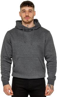 Kruze | Heren fleece hoodie Houtskool - L