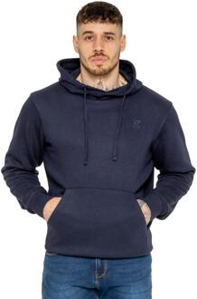 Kruze | Heren fleece hoodie - maat S Navy