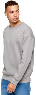 Kruze | Heren oversized sweatshirt met ronde hals Grijs - 2XL