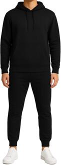 Kruze heren Poly trainingspak met capuchon Zwart