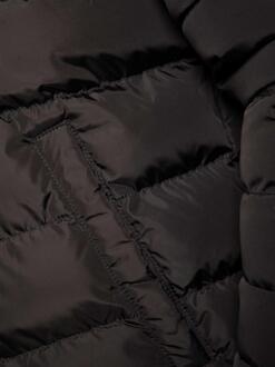 Kruze Heren Quilted Zip Up Jas Zwart