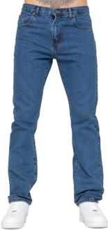 Kruze heren spijkerbroek met rechte pijpen Blauw - 30W/28L