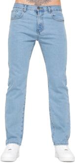 Kruze heren spijkerbroek met rechte pijpen Lichtblauw - 36W/34L