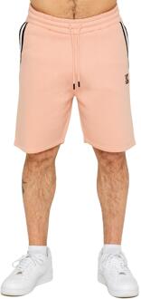Kruze Heren Tape Fleece Korte Broek Zalm - M
