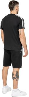 Kruze | Heren Tape T-Shirt & Korte Broek Set Zwart