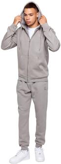 Kruze Heren Zip Hoodie Tracksuit Set Grijs