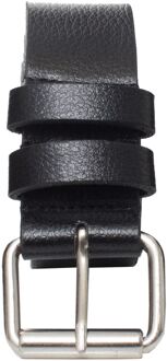 Kruze Heren Zwart Leren Riem - XL