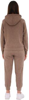 Kruze | Trainingspak voor dames met capuchontrui Bruin - XL