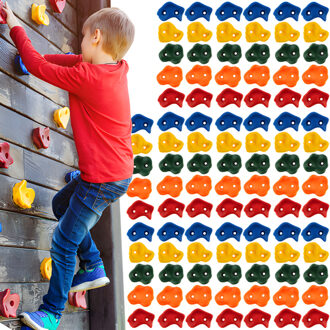 Kruzzel Klimgrepen - 10x stuks - multi color - PP - voor kinderen